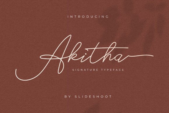 Akitha: A Stylish Handwritten Font
