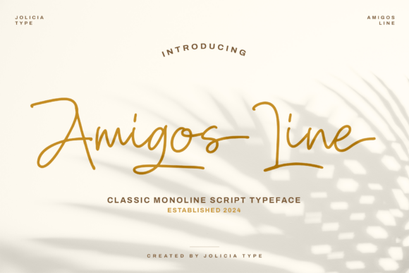 Amigos Line: A Handwritten Font for Real Design