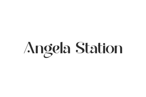 Angela Station Font for Professional Branding