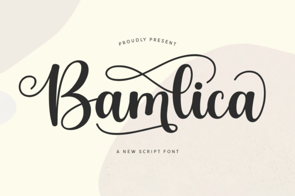 Bamlica: A Script Font for Polished Branding