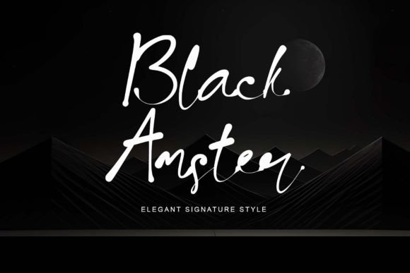 Black Amster Font Review: Elevating Web Design with Elegance