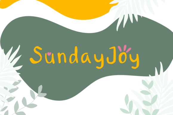 Bringing Sunday Joy Font to Life in Real Branding Projects