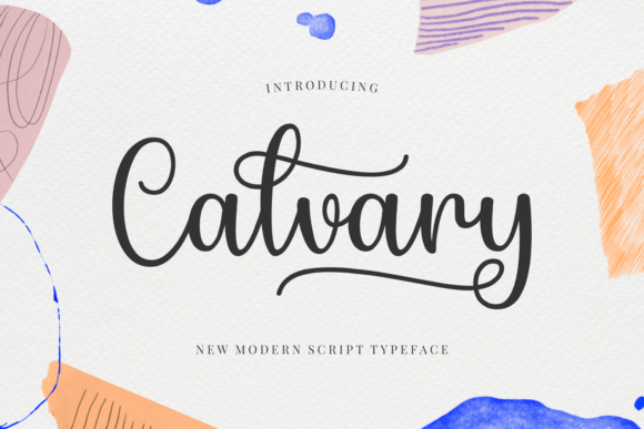 Calvary: A Bold Script for Modern Brand Identity