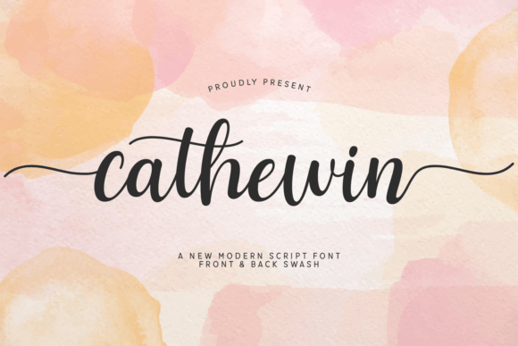 Cathewin: A Beautiful Script Font