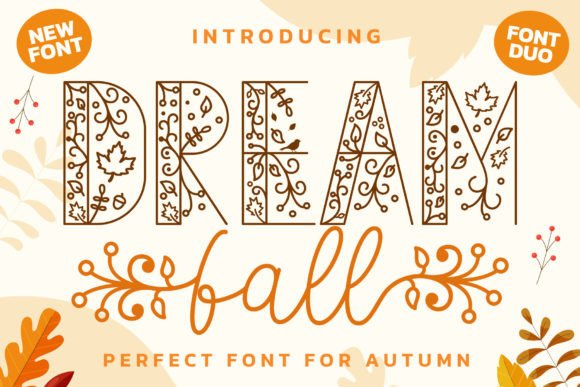 Dream Fall Duo: A Beautiful Font for Your Brand