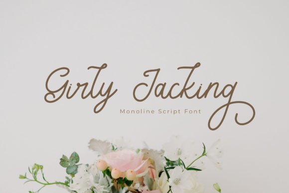 Girly Jacking: Elegant Script Font