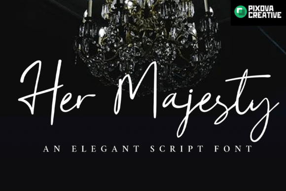 Her Majesty: An Elegant Script Font for Web Design