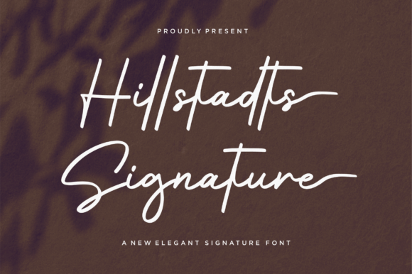 Hillstadts Signature: A Refined Typeface for Editorial Design