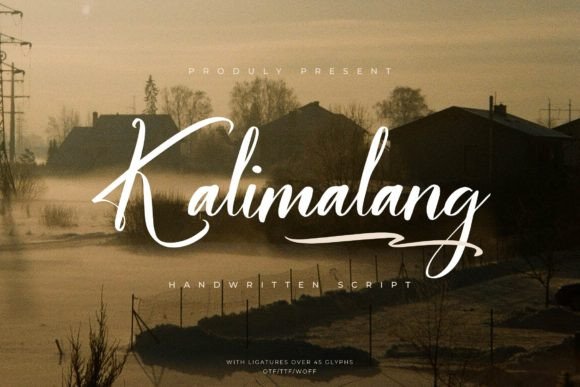 Kalimalang Font Review: A Script Typeface for Campaigns