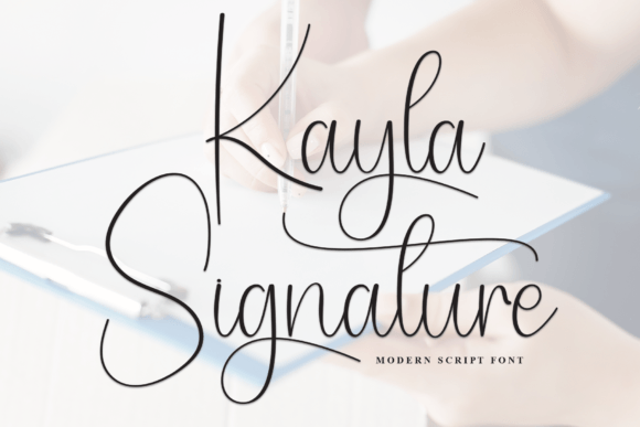 Kayla Signature: The Typeface That Elevates Campaign Visuals