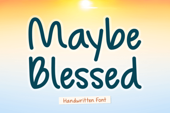 Maybe Blessed Font: Playful Typography for Web Design