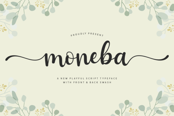 Moneba Font Review: Elegant Script for Branding