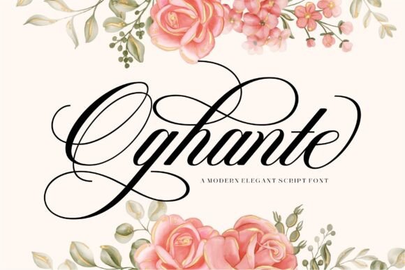 Oghante: A Graceful Font for Business Branding