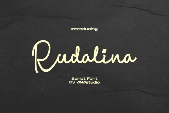 Rudalina: Elegant Script Font