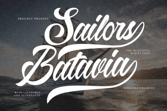 Sailors Batavia Font for Stylish Design
