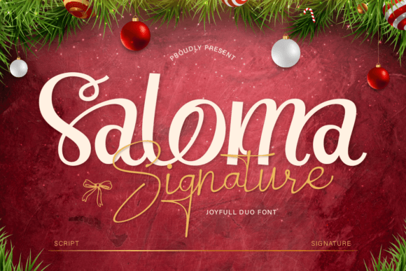 Saloma Signature: The Script Font That Elevates Campaigns