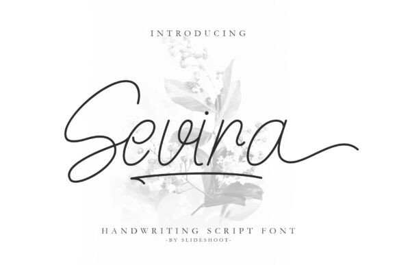 Sevira: A Handwritten Typeface for Modern Editorial Design
