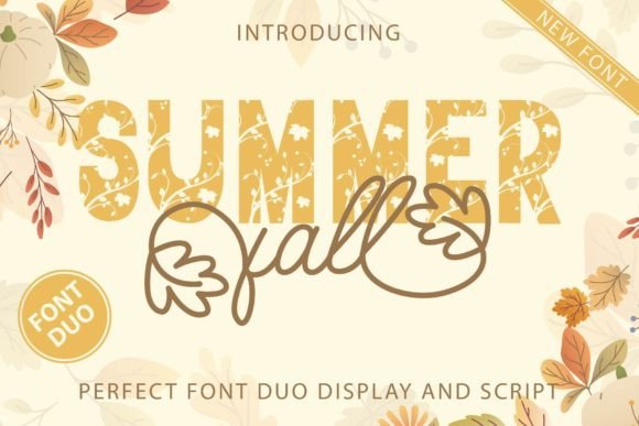 Summer Fall Duo Font for Web Design