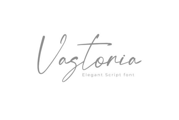 Vastoria: An Elegant Script Font for Brand Identity