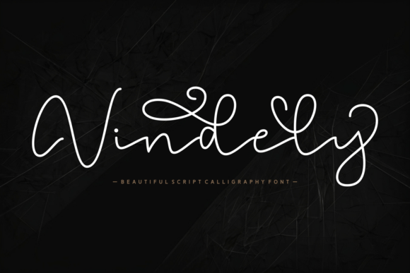 Vindely: A Script Font for Elegant Design