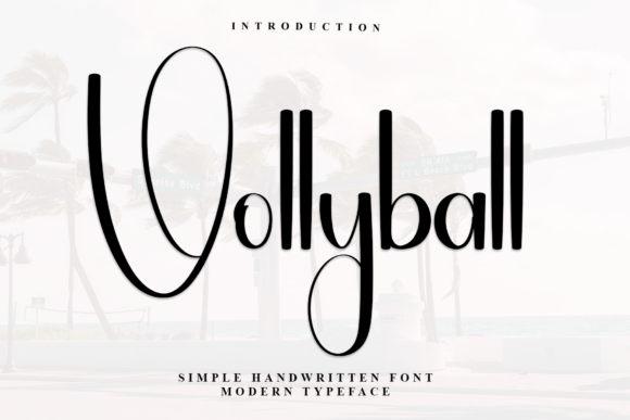 Vollyball: A Handwritten Font for Modern Web Design